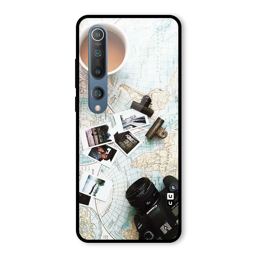 Post Stamps Travel Glass Back Case for Mi 10