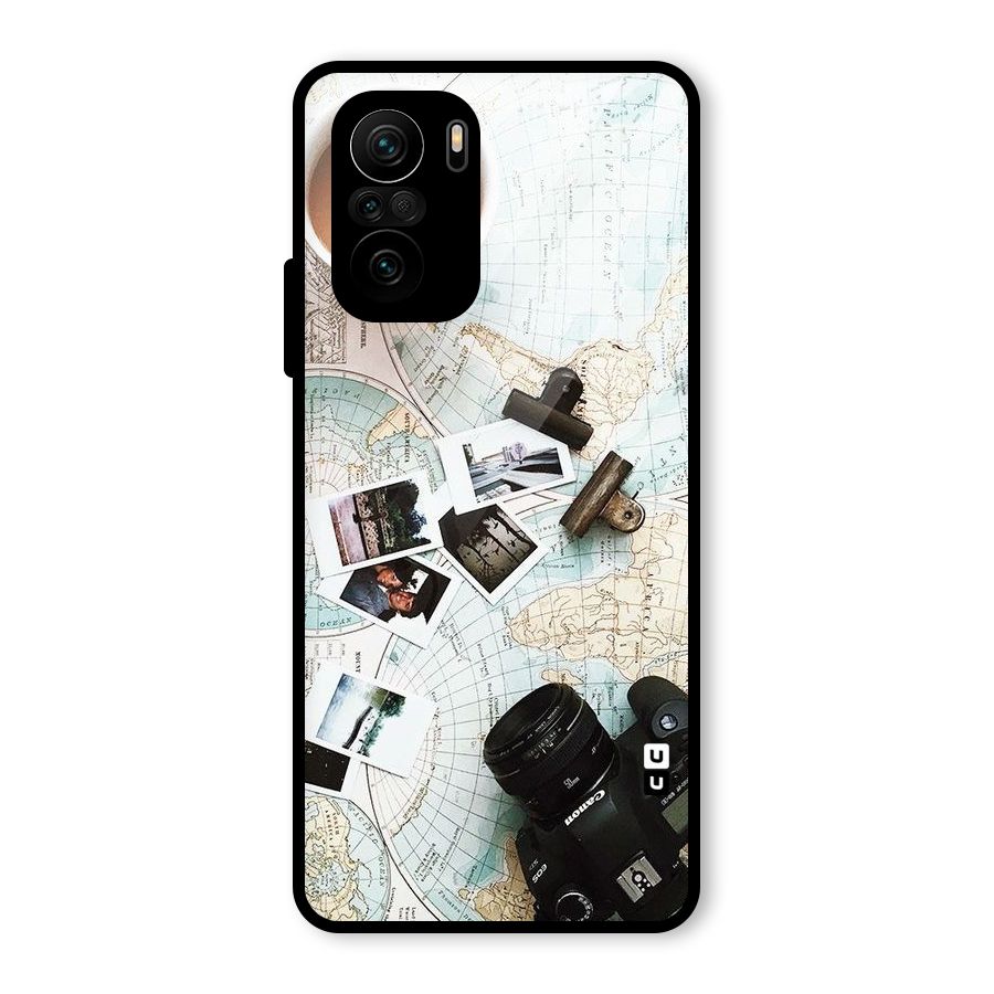 Post Stamps Travel Glass Back Case for Mi 11X Pro