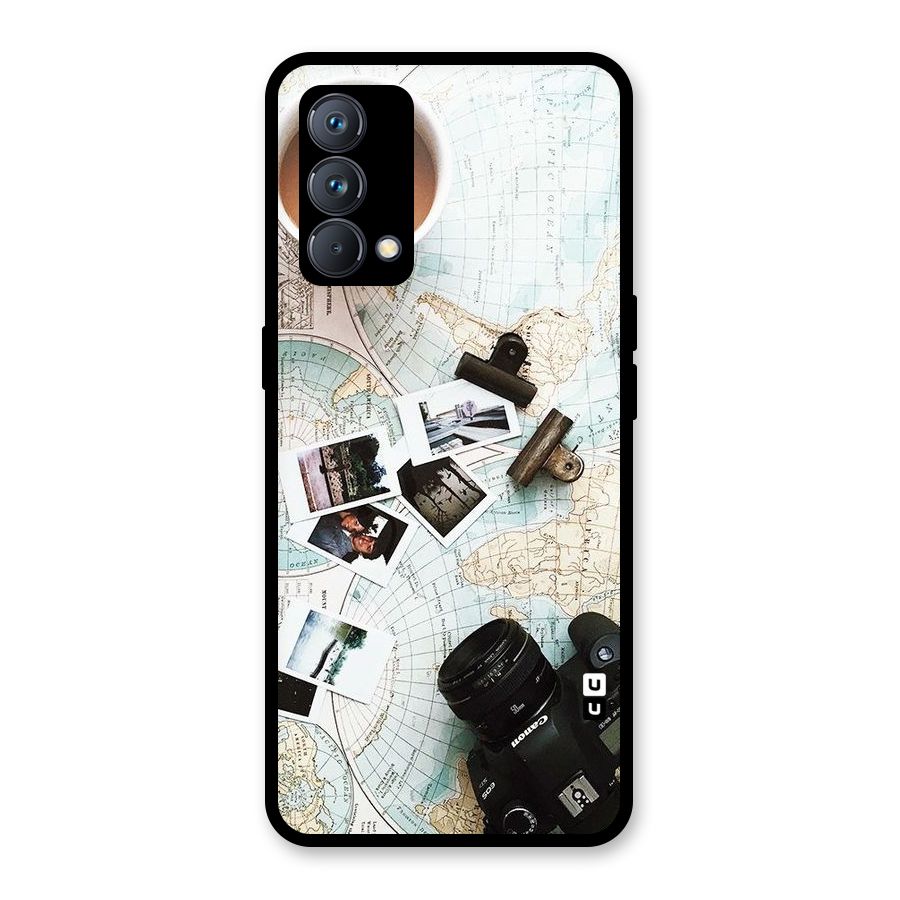Post Stamps Travel Glass Back Case for Realme GT Master Edition