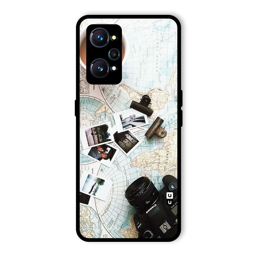 Post Stamps Travel Glass Back Case for Realme GT Neo2