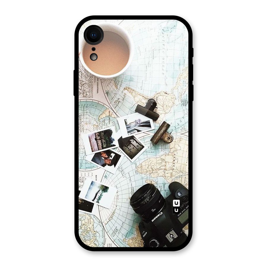 Post Stamps Travel Glass Back Case for XR