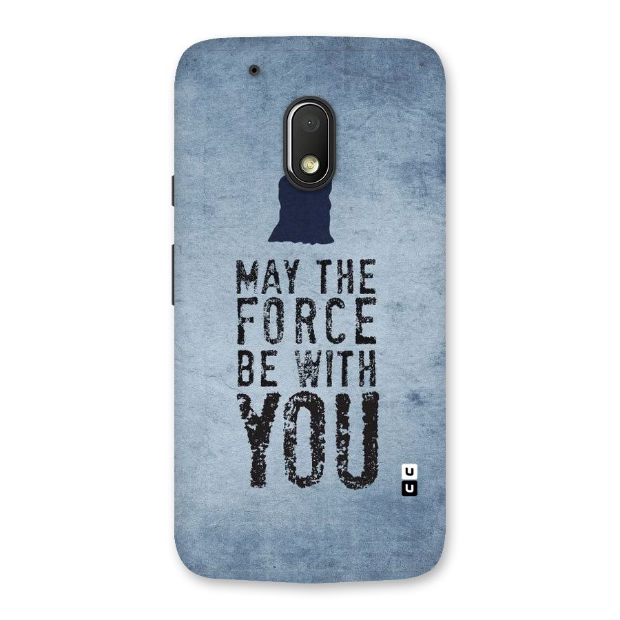Power With You Back Case for Moto G4 Play