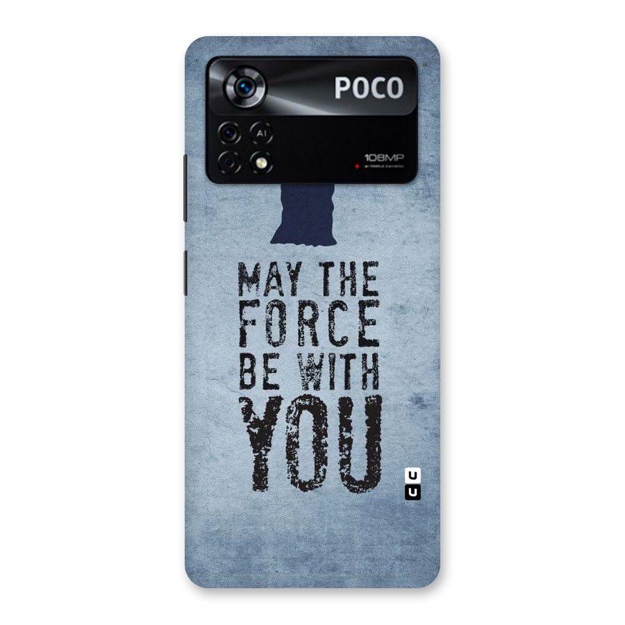 Power With You Back Case for Poco X4 Pro 5G