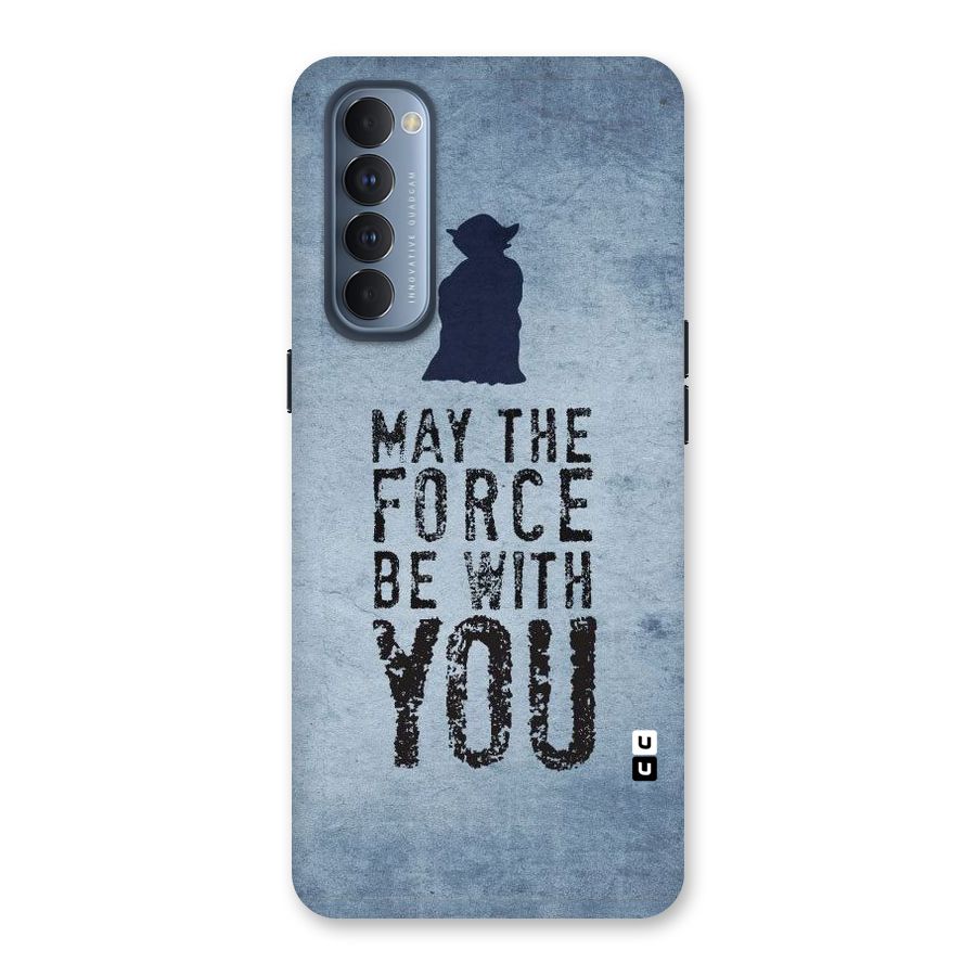 Power With You Back Case for Reno4 Pro