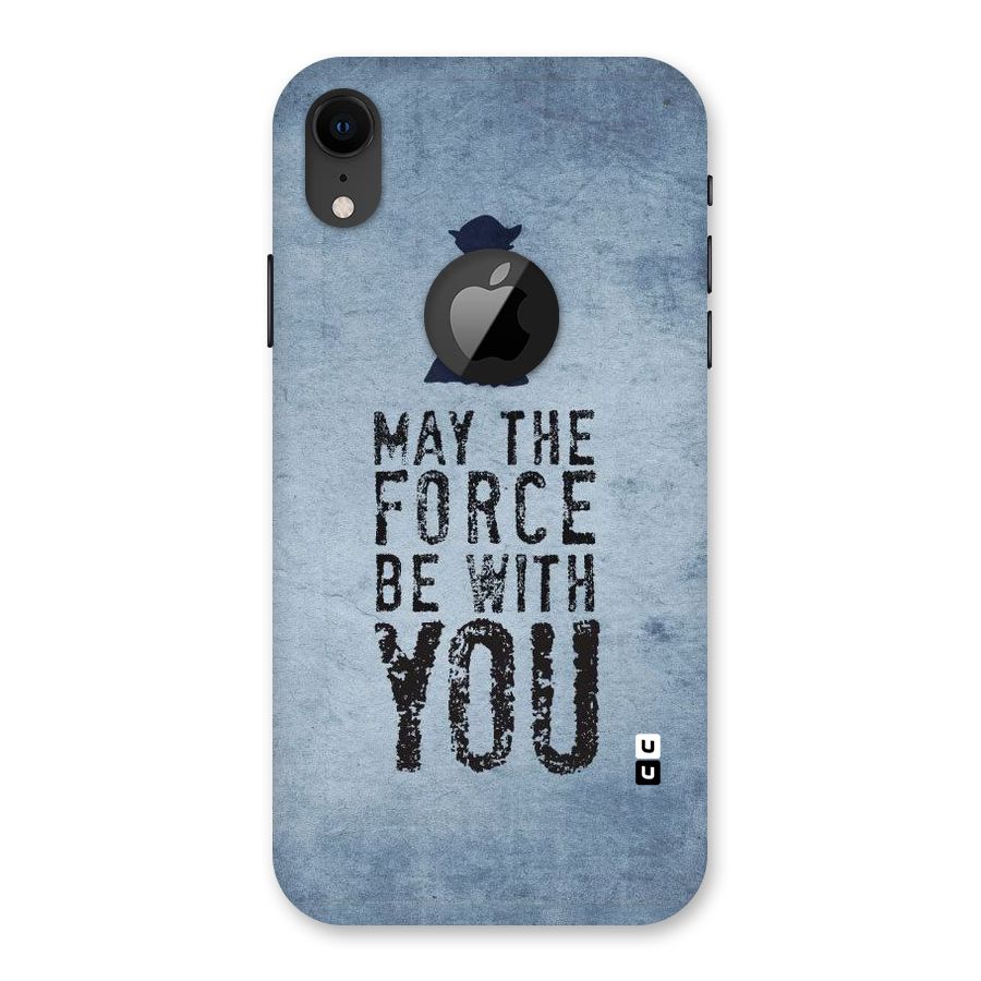 Power With You Back Case for iPhone XR Logo Cut