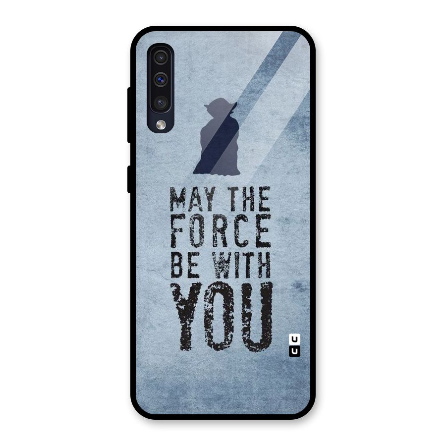Power With You Glass Back Case for Galaxy A50