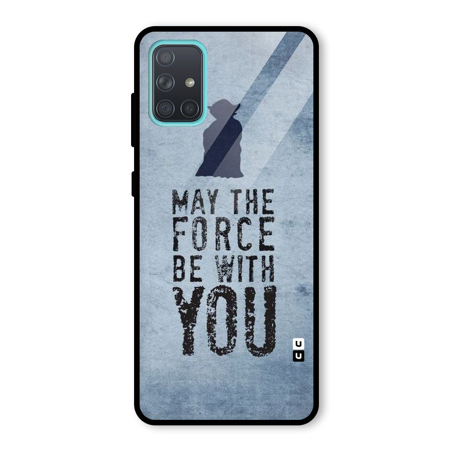 Power With You Glass Back Case for Galaxy A71