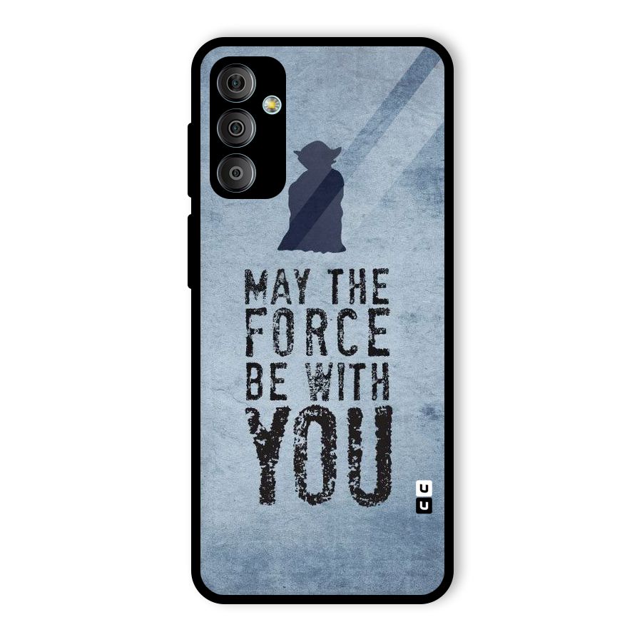 Power With You Glass Back Case for Galaxy F23
