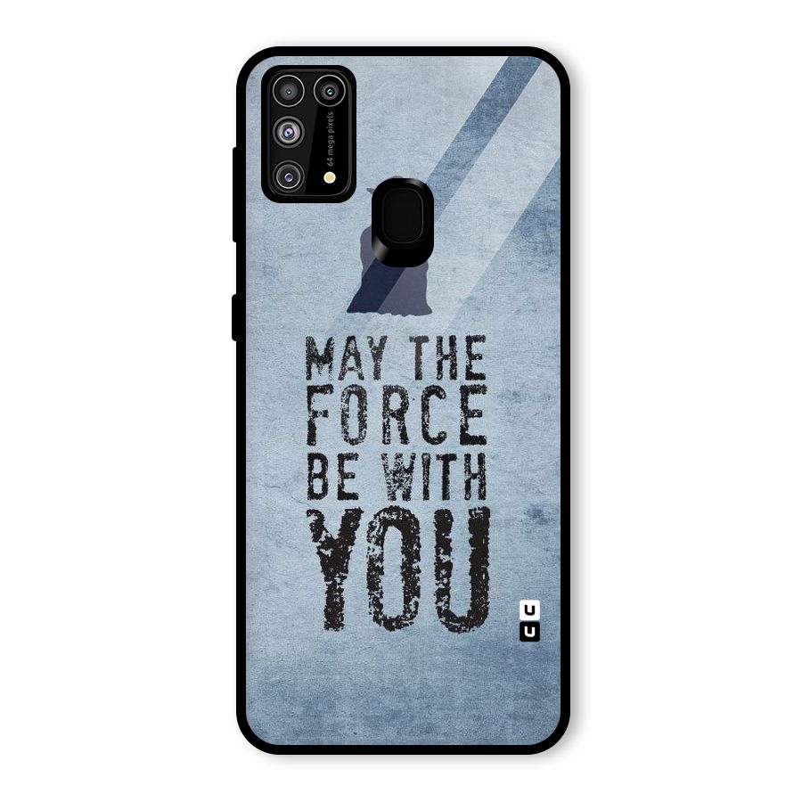 Power With You Glass Back Case for Galaxy F41