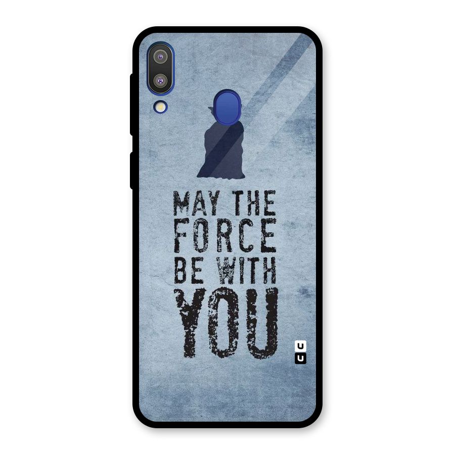 Power With You Glass Back Case for Galaxy M20