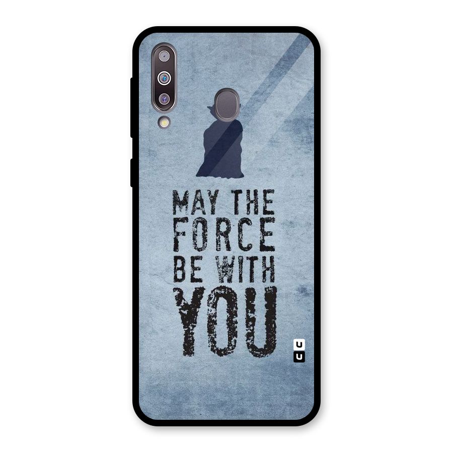 Power With You Glass Back Case for Galaxy M30