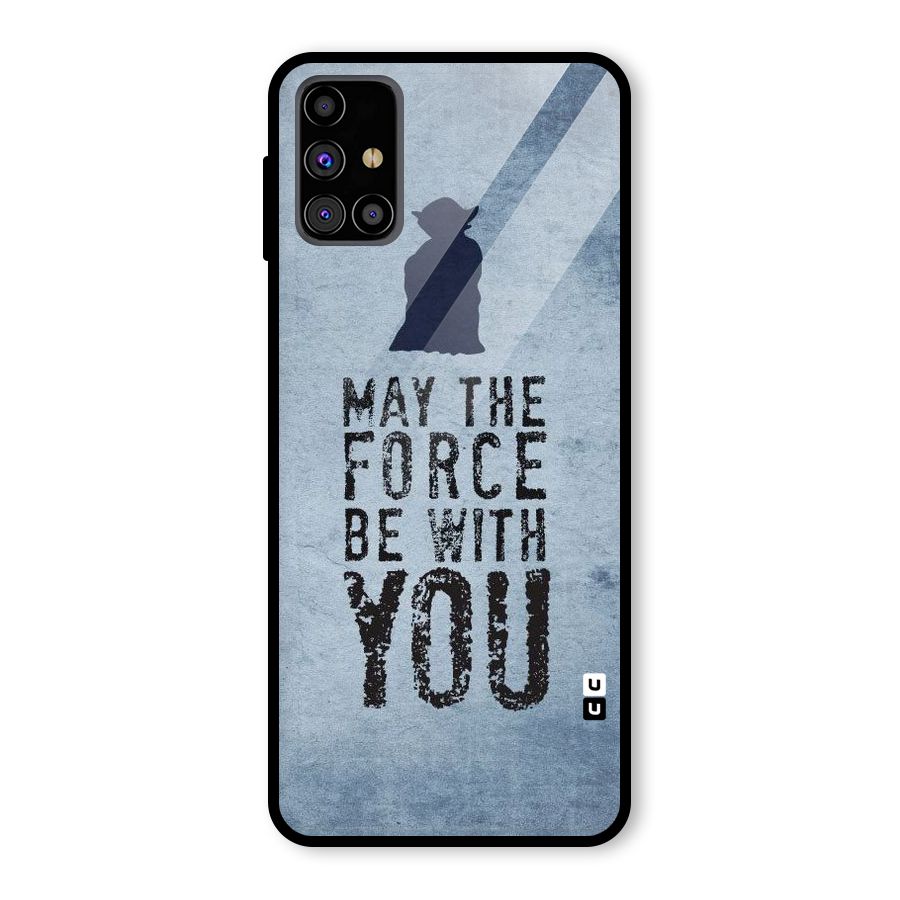 Power With You Glass Back Case for Galaxy M31s