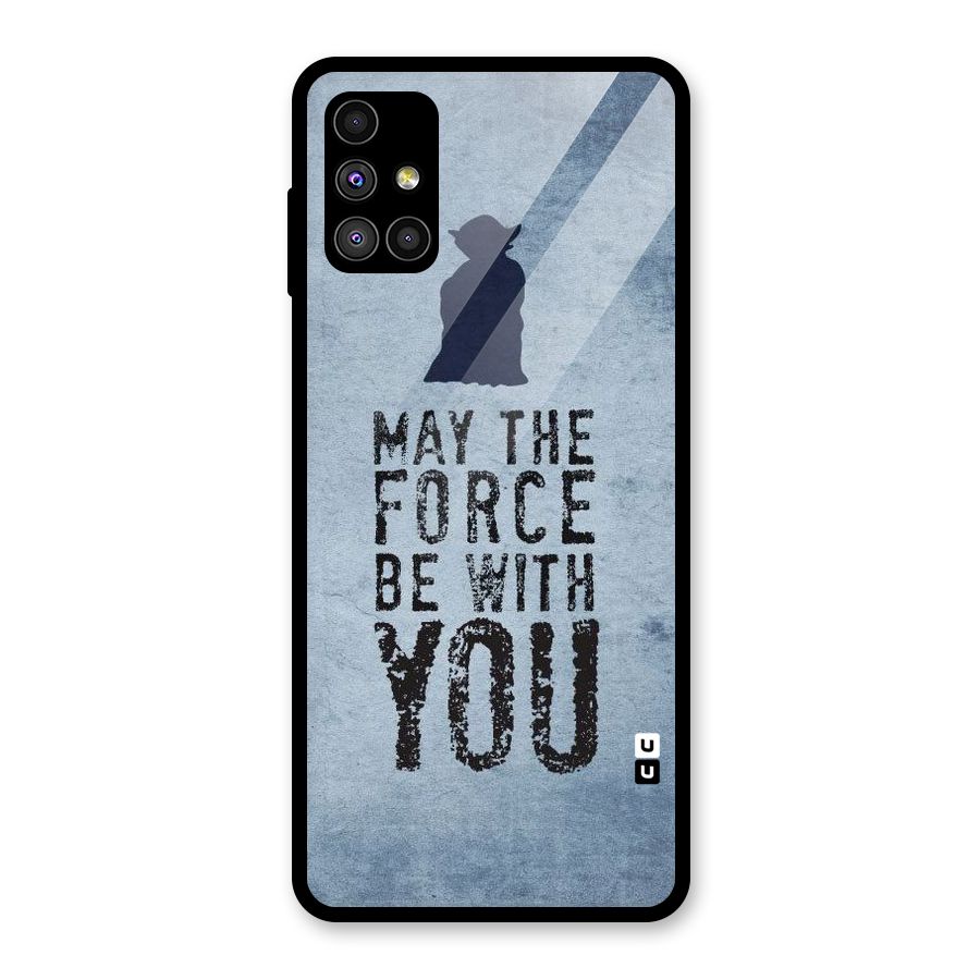 Power With You Glass Back Case for Galaxy M51