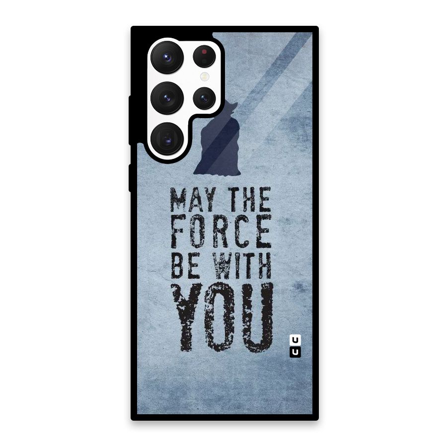 Power With You Glass Back Case for Galaxy S22 Ultra 5G