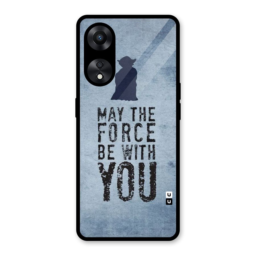 Power With You Glass Back Case for Oppo A78