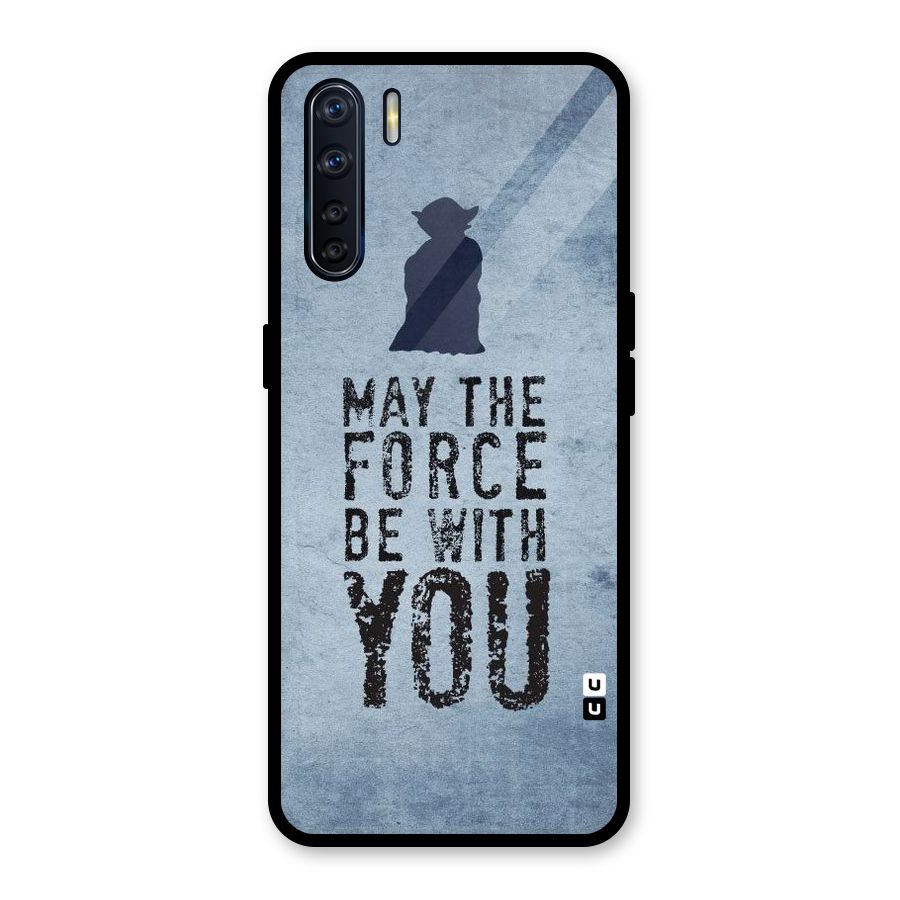 Power With You Glass Back Case for Oppo F15