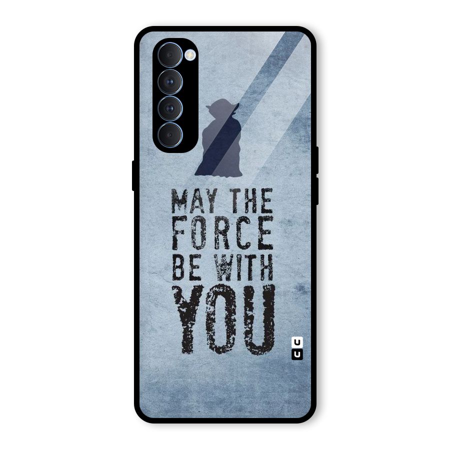 Power With You Glass Back Case for Oppo Reno4 Pro