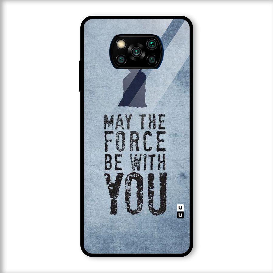 Power With You Glass Back Case for Poco X3