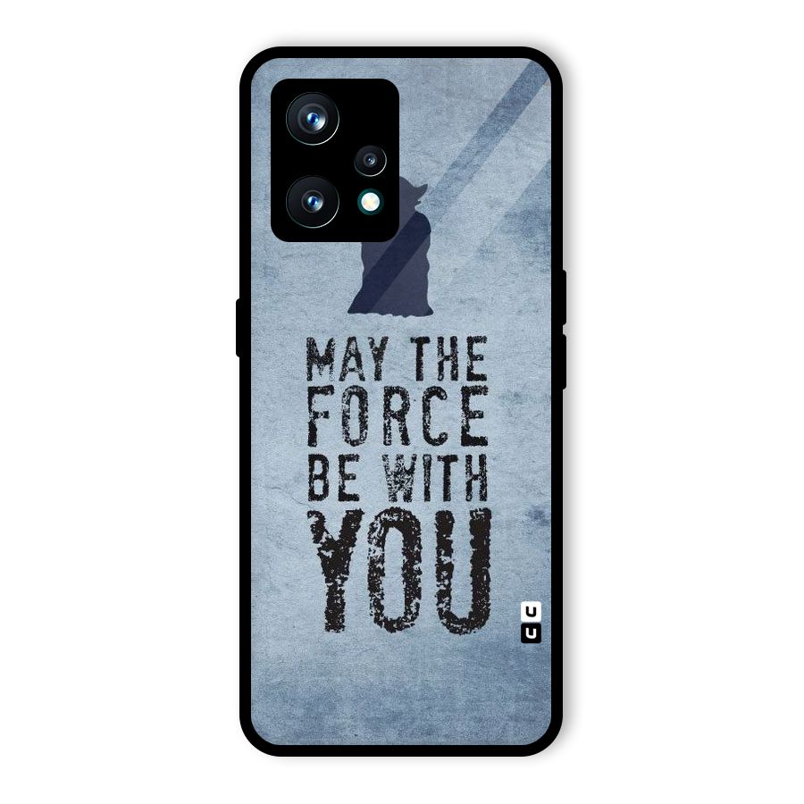 Power With You Glass Back Case for Realme 9 Pro Plus 5G