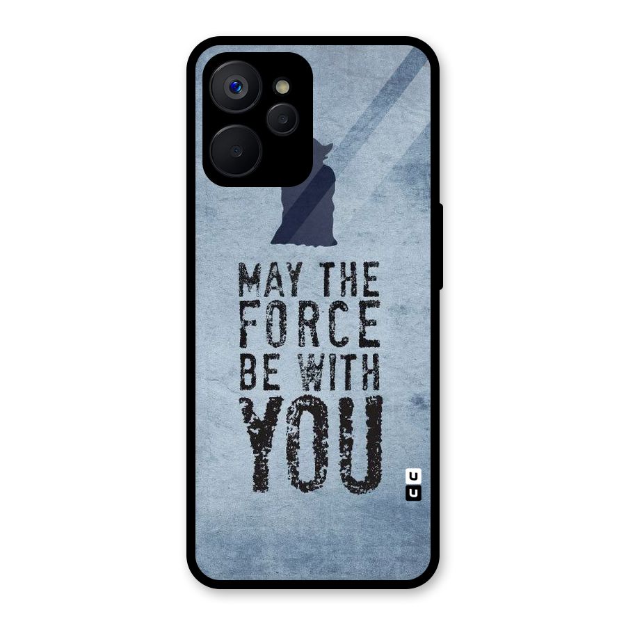 Power With You Glass Back Case for Realme 9i 5G
