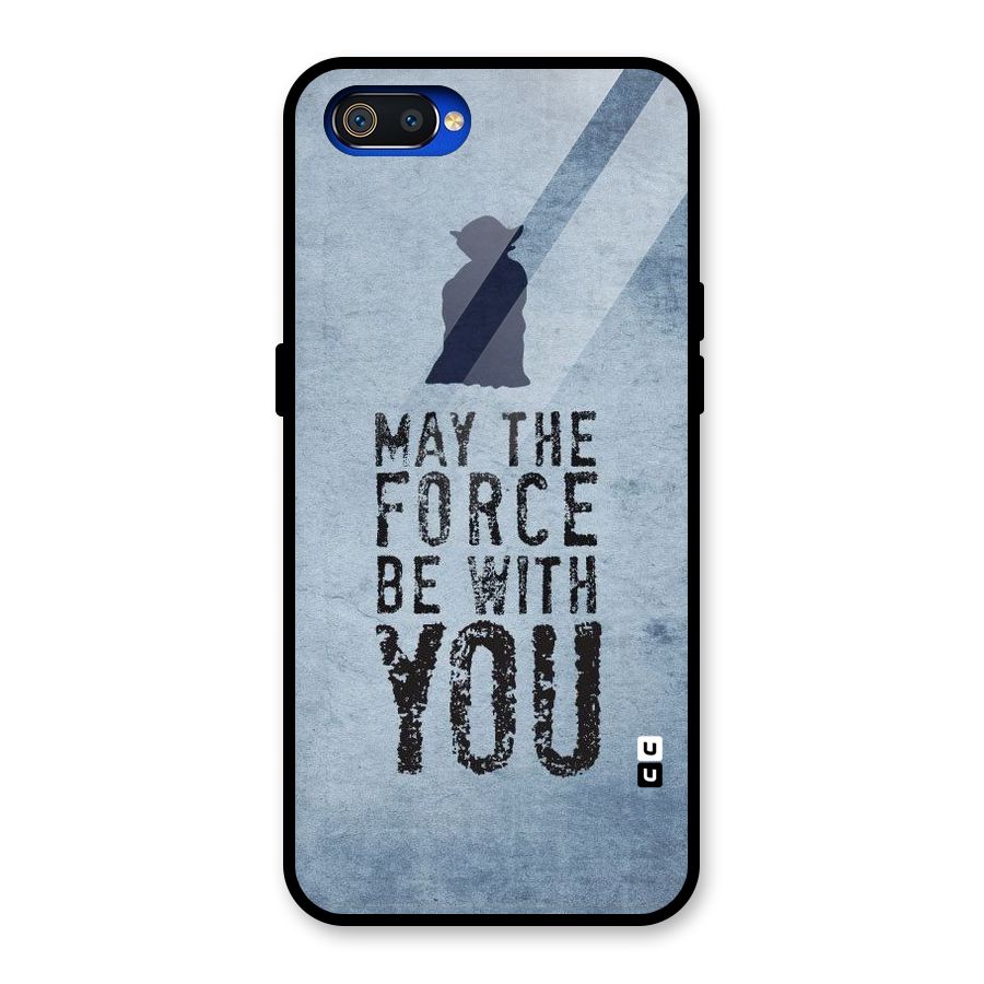 Power With You Glass Back Case for Realme C2