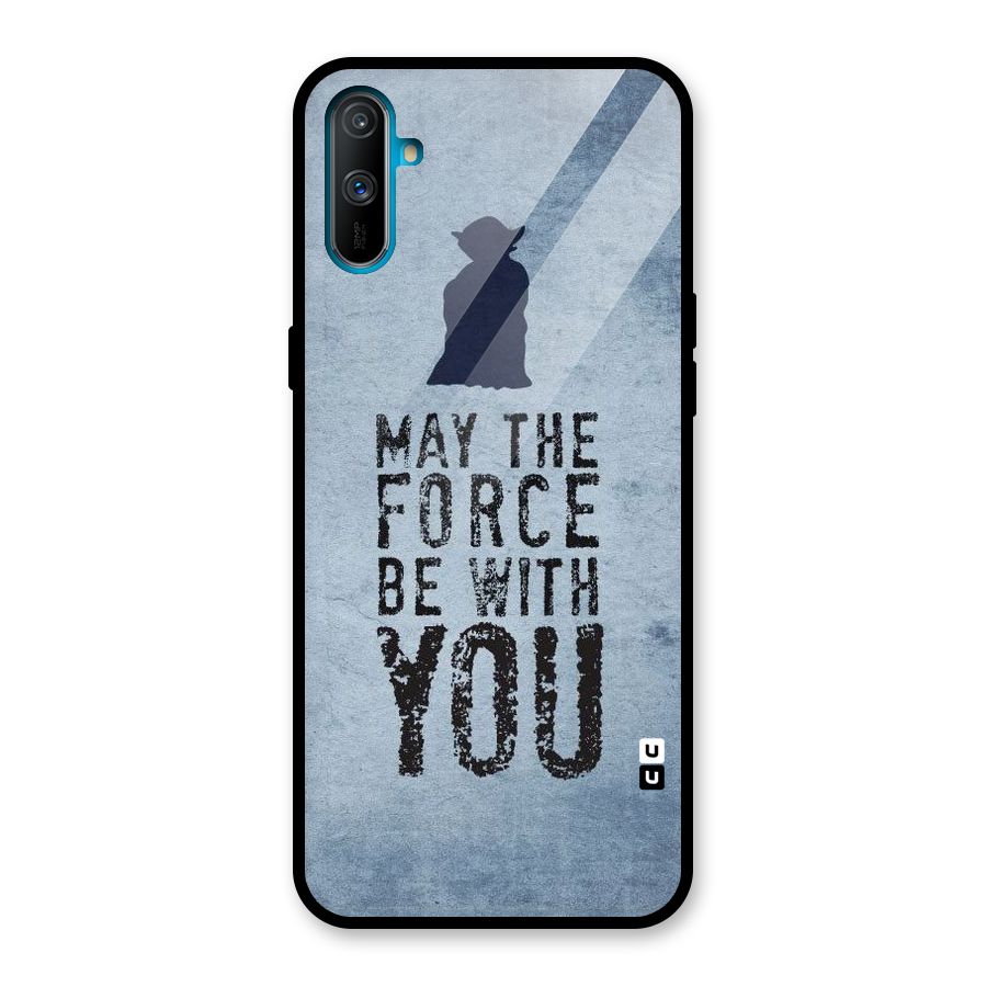 Power With You Glass Back Case for Realme C3