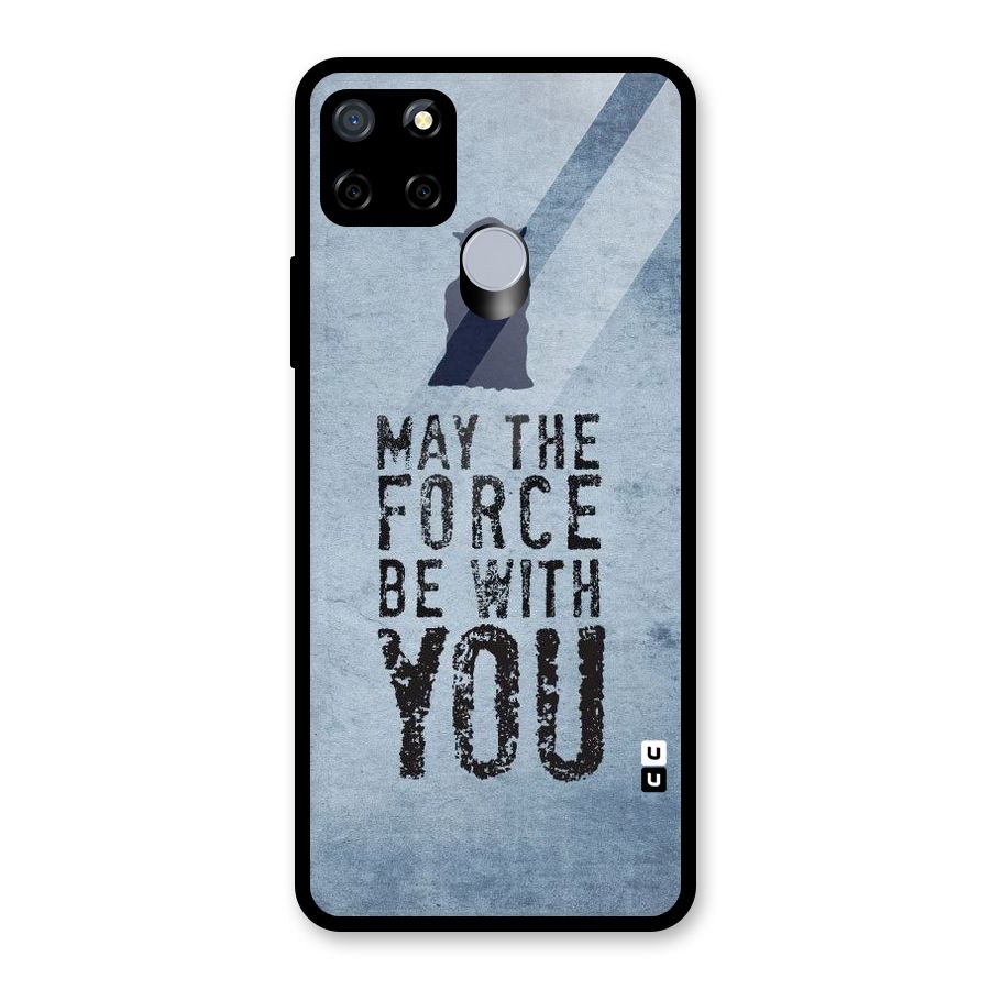 Power With You Glass Back Case for Realme Narzo 20