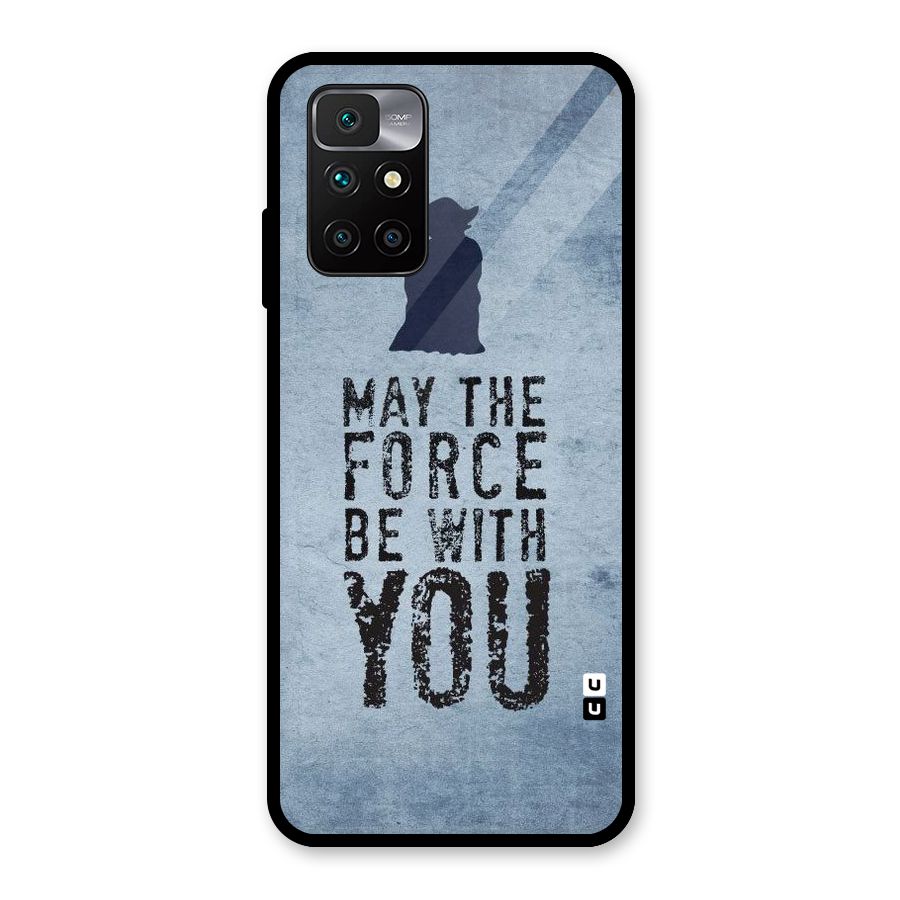 Power With You Glass Back Case for Redmi 10 Prime