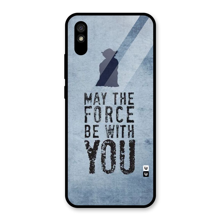 Power With You Glass Back Case for Redmi 9i