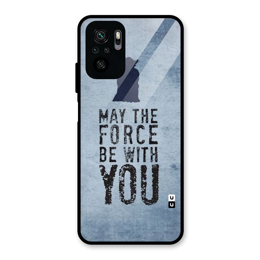 Power With You Glass Back Case for Redmi Note 10S