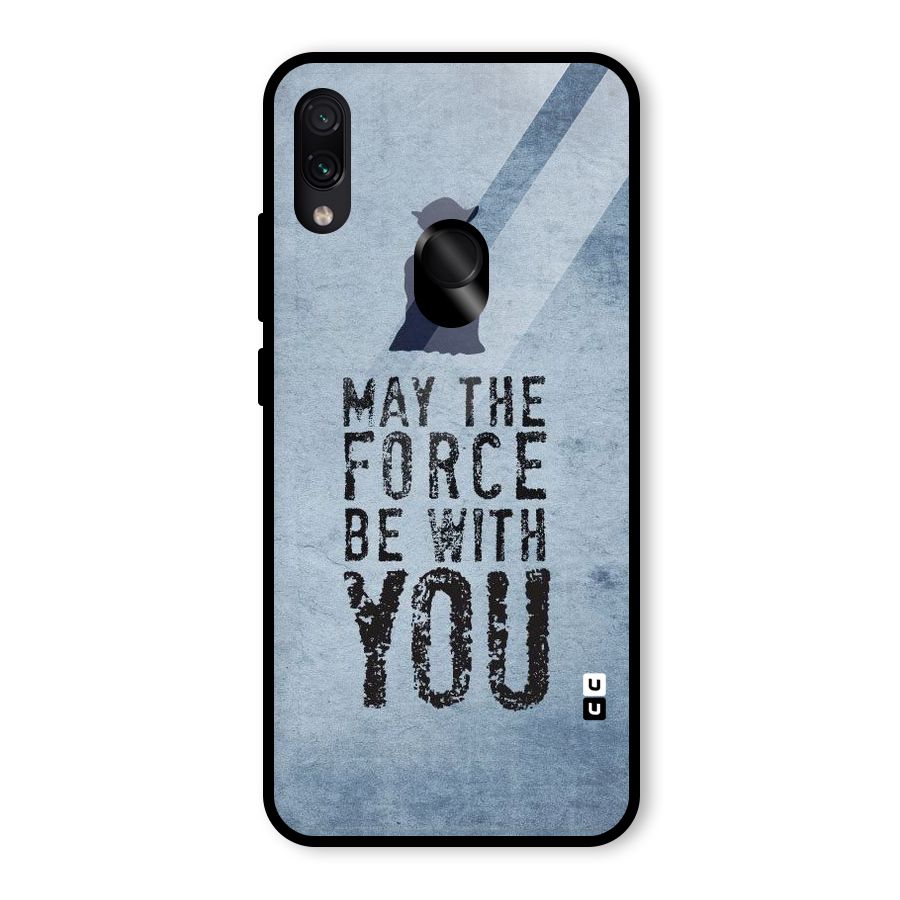 Power With You Glass Back Case for Redmi Note 7S