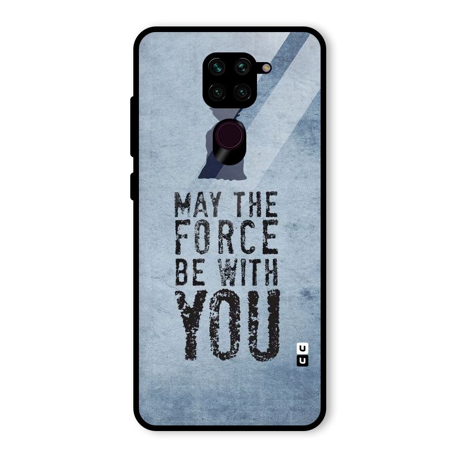 Power With You Glass Back Case for Redmi Note 9