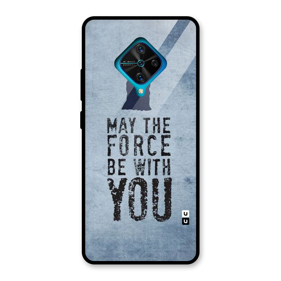 Power With You Glass Back Case for Vivo S1 Pro