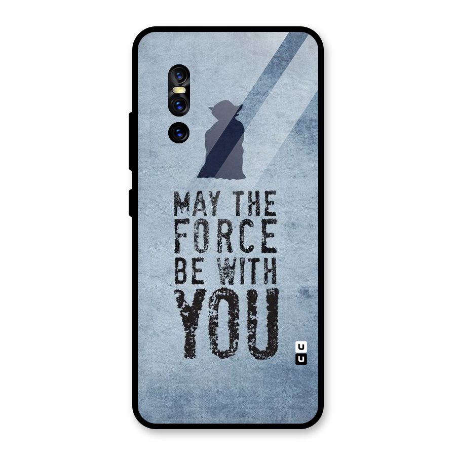 Power With You Glass Back Case for Vivo V15 Pro