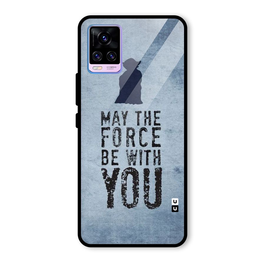Power With You Glass Back Case for Vivo V20 Pro