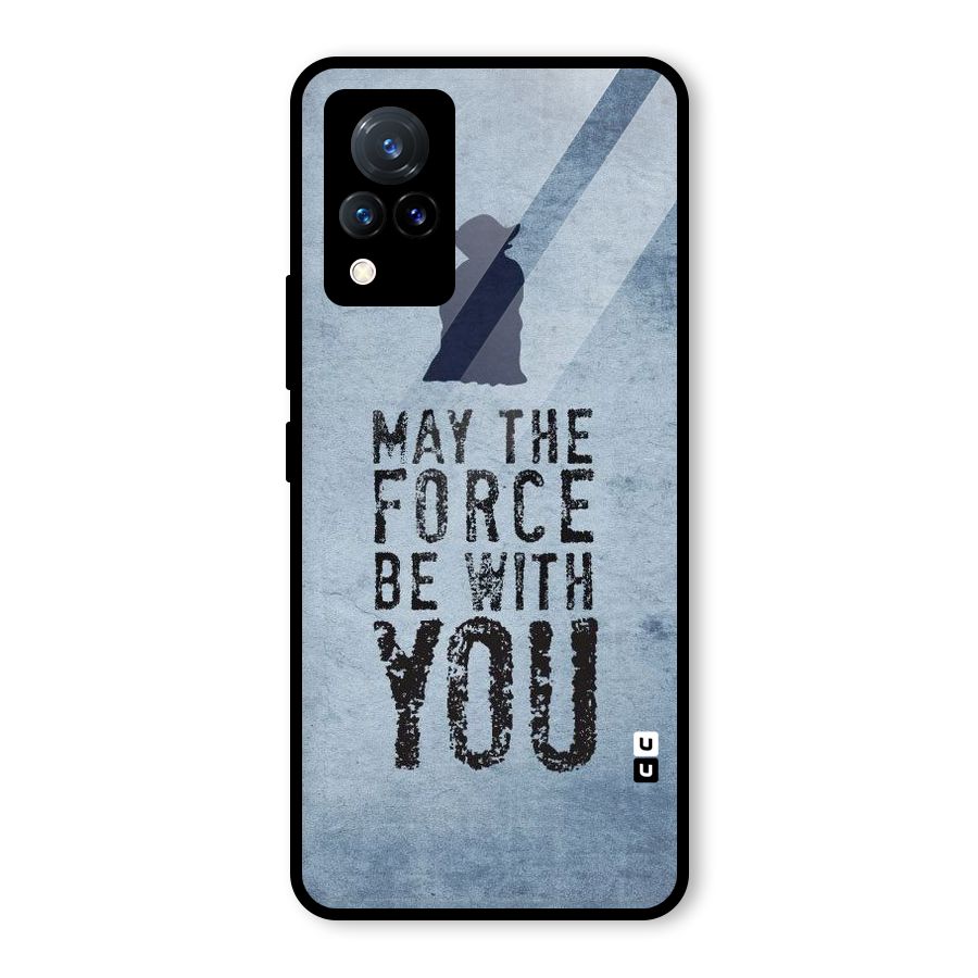 Power With You Glass Back Case for Vivo V21 5G