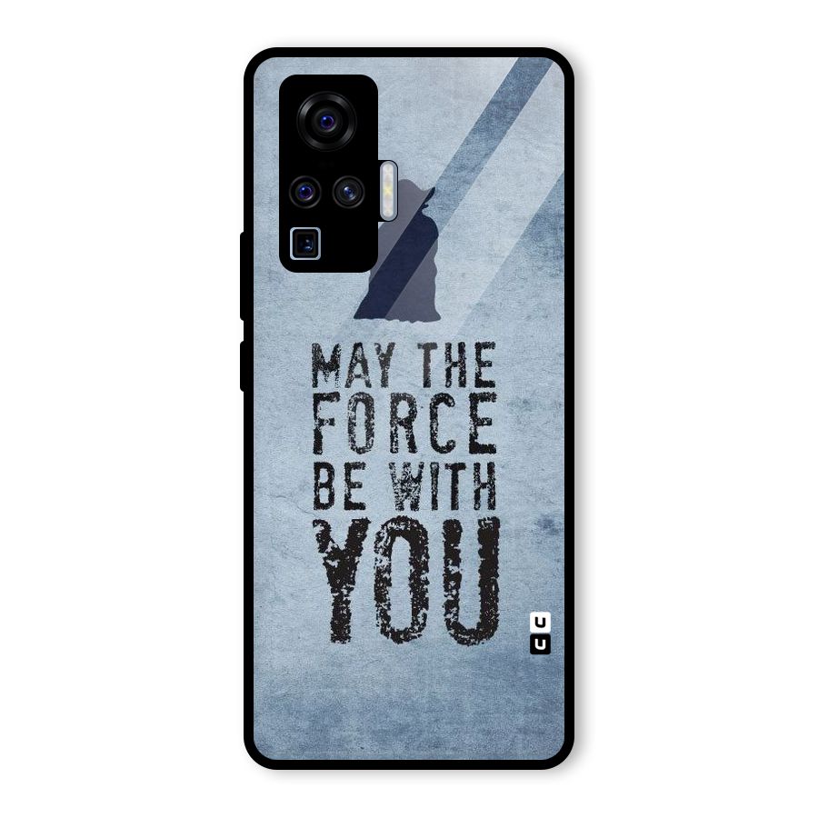 Power With You Glass Back Case for Vivo X50 Pro