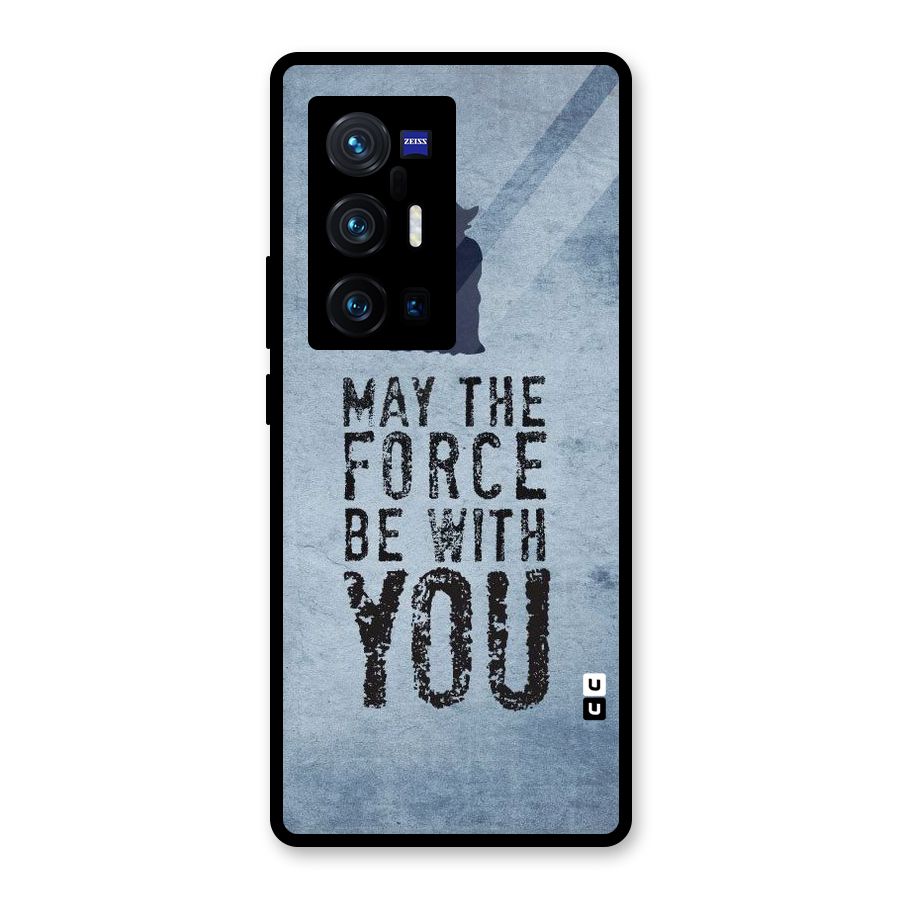 Power With You Glass Back Case for Vivo X70 Pro Plus