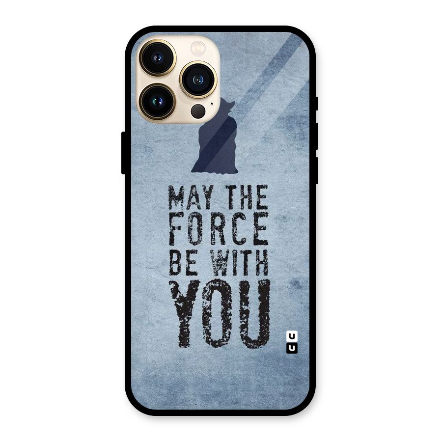 Power With You Glass Back Case for iPhone 13 Pro Max