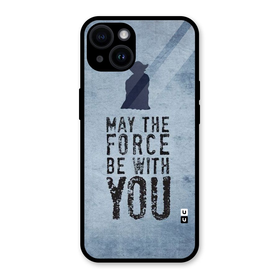 Power With You Glass Back Case for iPhone 14