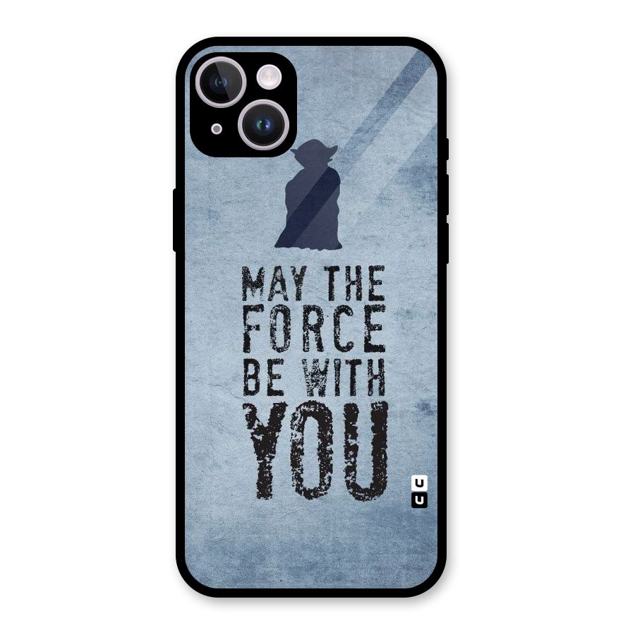 Power With You Glass Back Case for iPhone 14 Plus