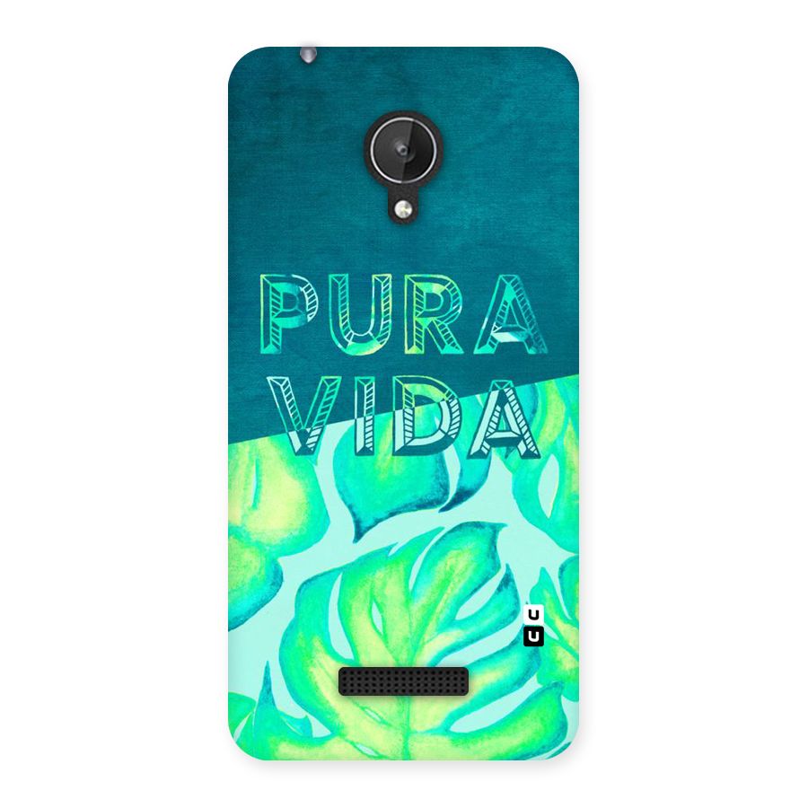 Pre Vida Back Case for Micromax Canvas Spark Q380