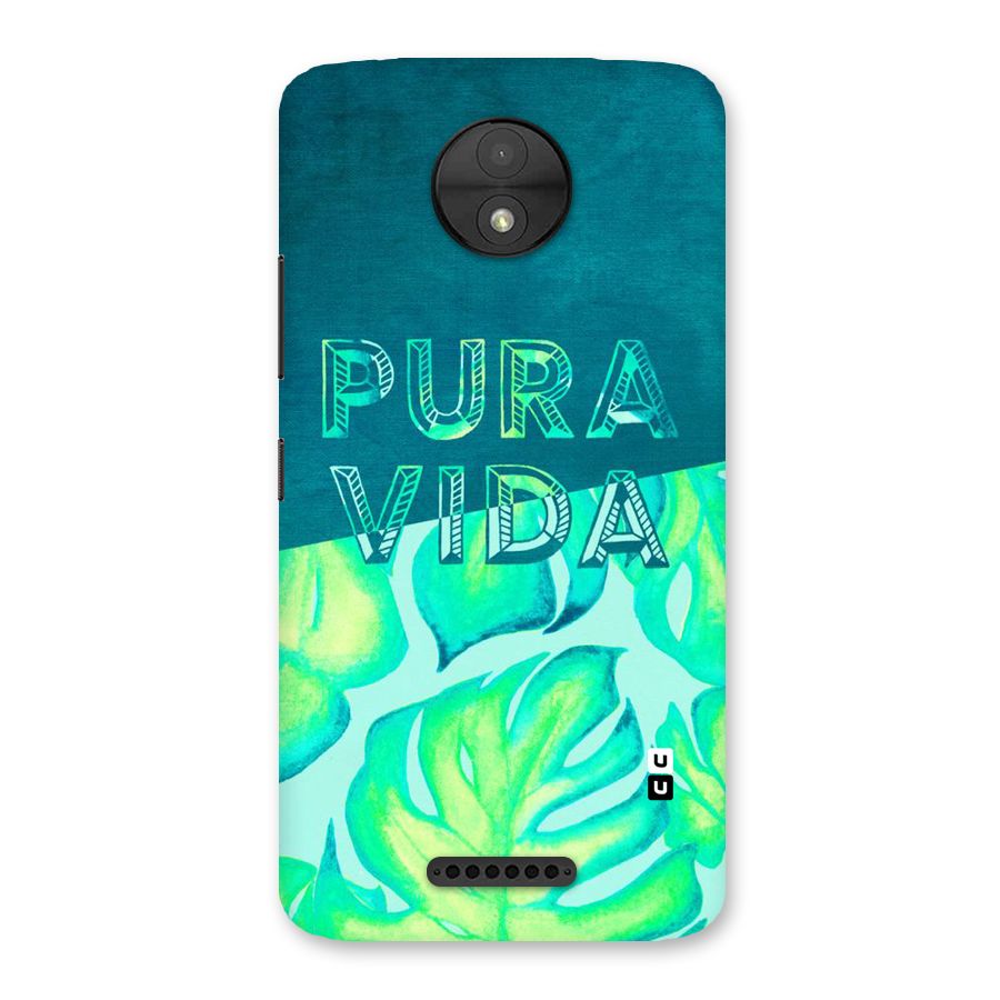 Pre Vida Back Case for Moto C