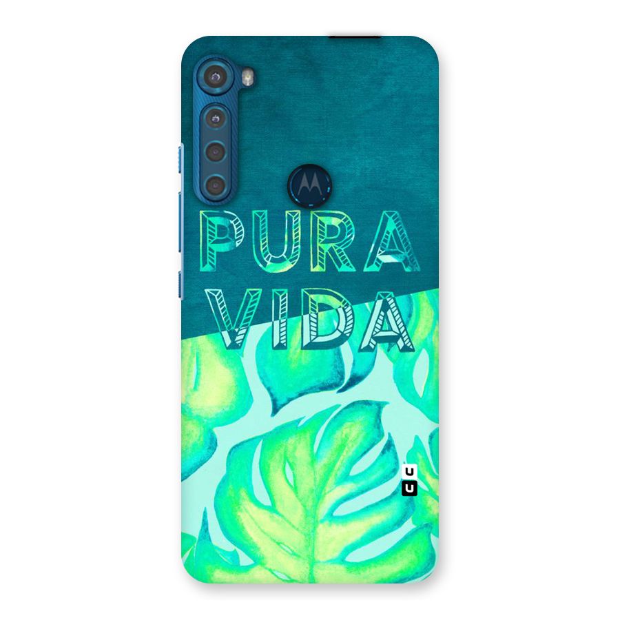Pre Vida Back Case for Motorola One Fusion Plus