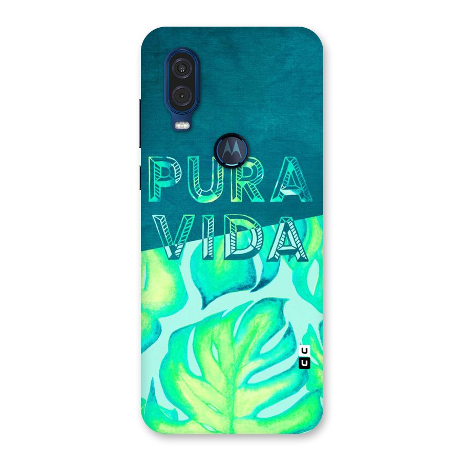 Pre Vida Back Case for Motorola One Vision