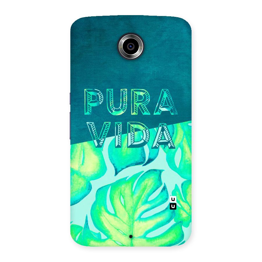 Pre Vida Back Case for Nexsus 6