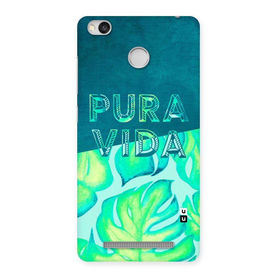 Pre Vida Back Case for Redmi 3S Prime