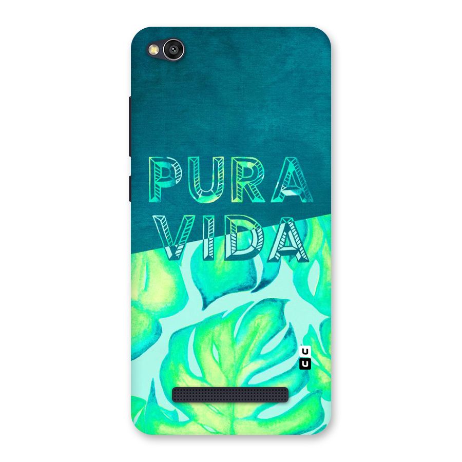 Pre Vida Back Case for Redmi 4A