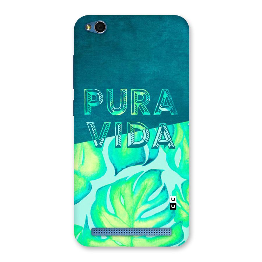 Pre Vida Back Case for Redmi 5A