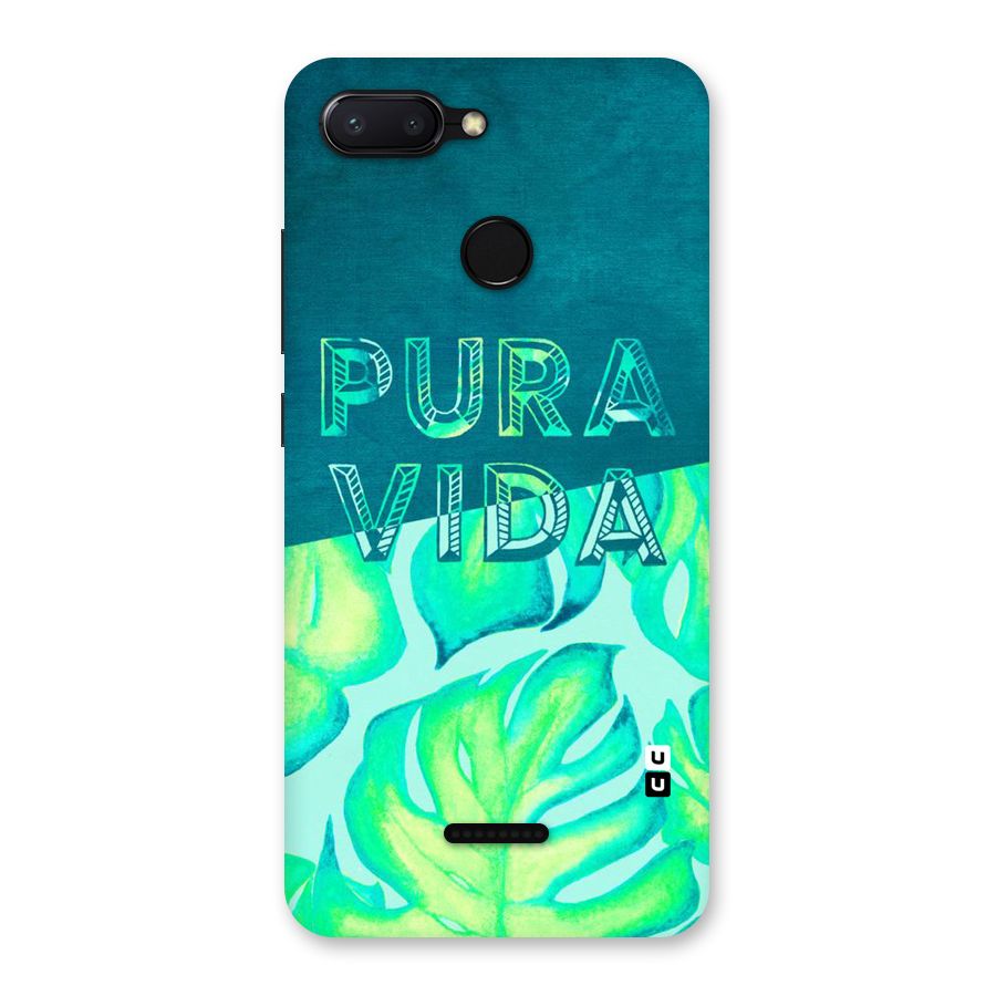 Pre Vida Back Case for Redmi 6